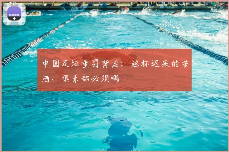 中国足坛重罚背后：这杯迟来的苦酒，俱乐部必须喝